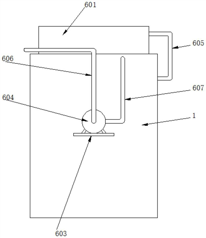 Alternating-current low-voltage power distribution cabinet convenient for dust deposition