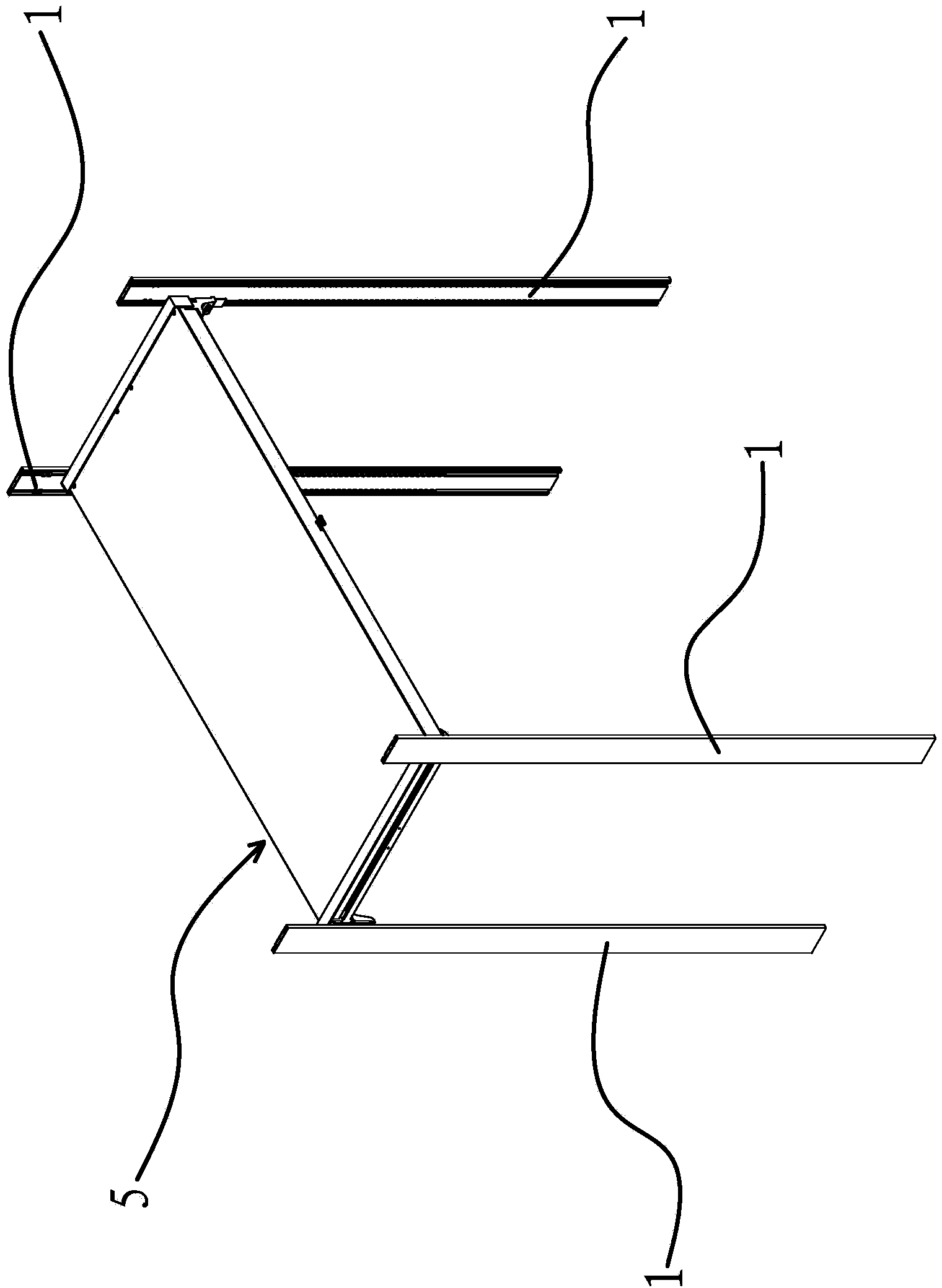 Compartment layering device