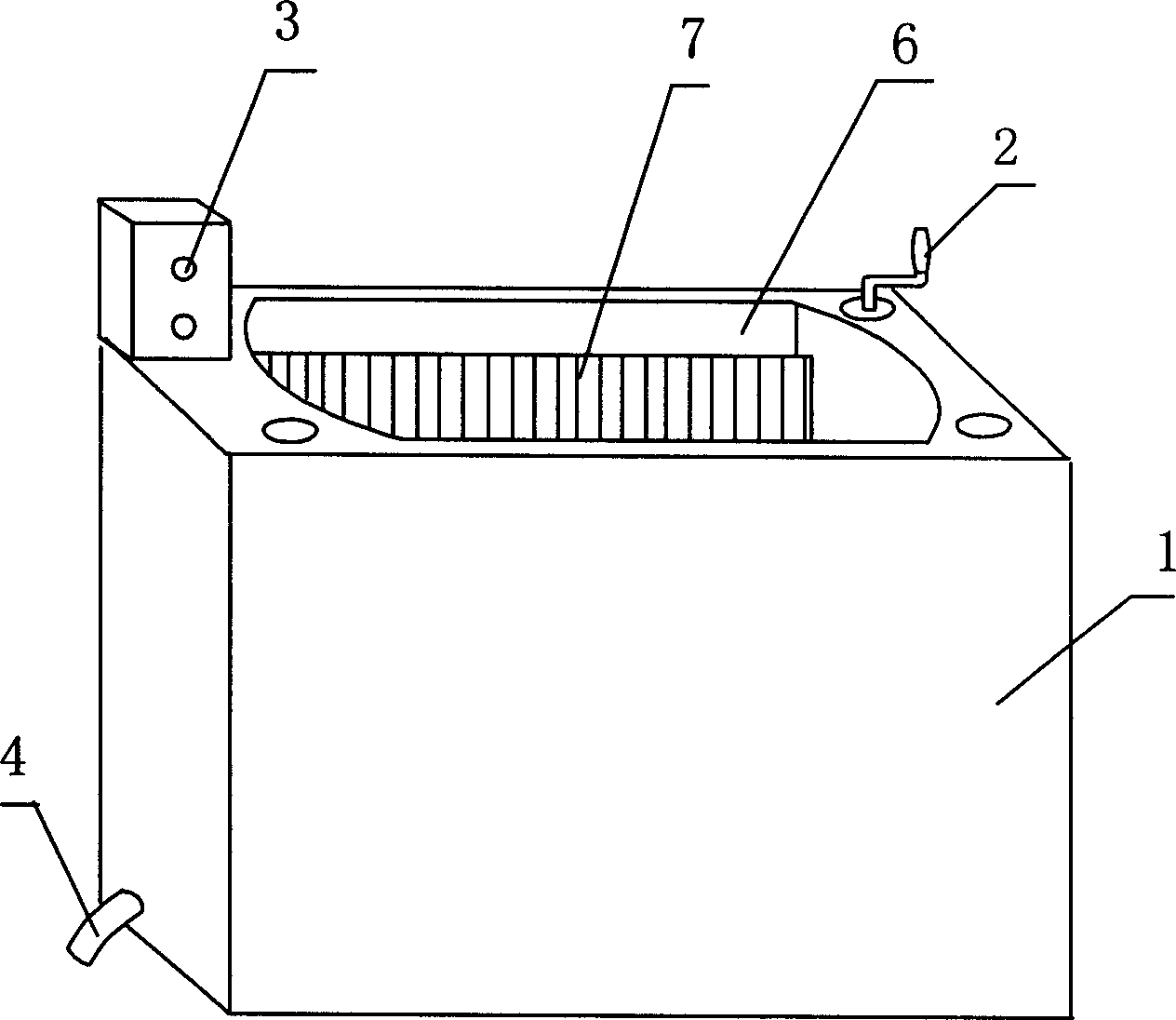 Mechanical kneading method for clothes and kneading type washing machine