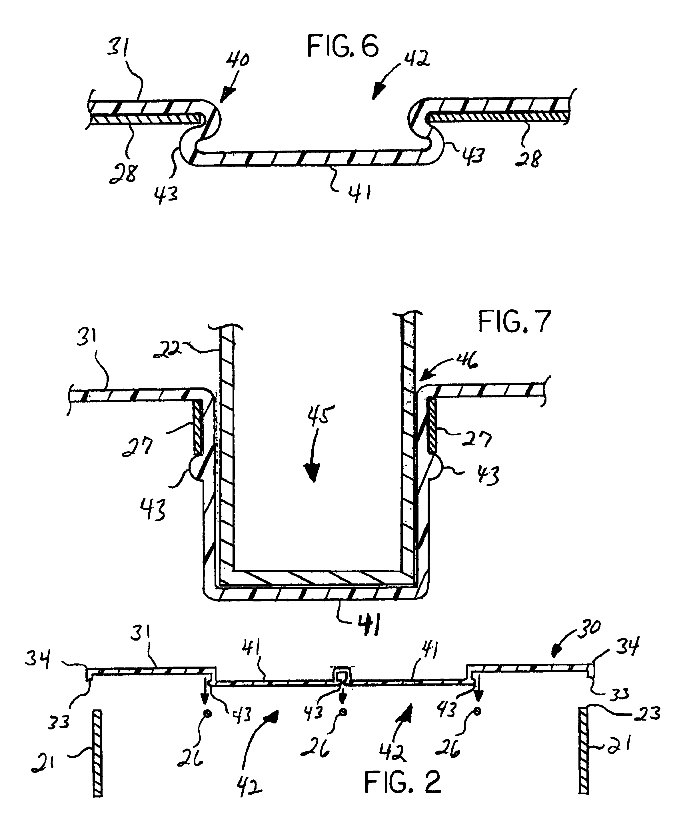 Metal and plastic pallet assembly