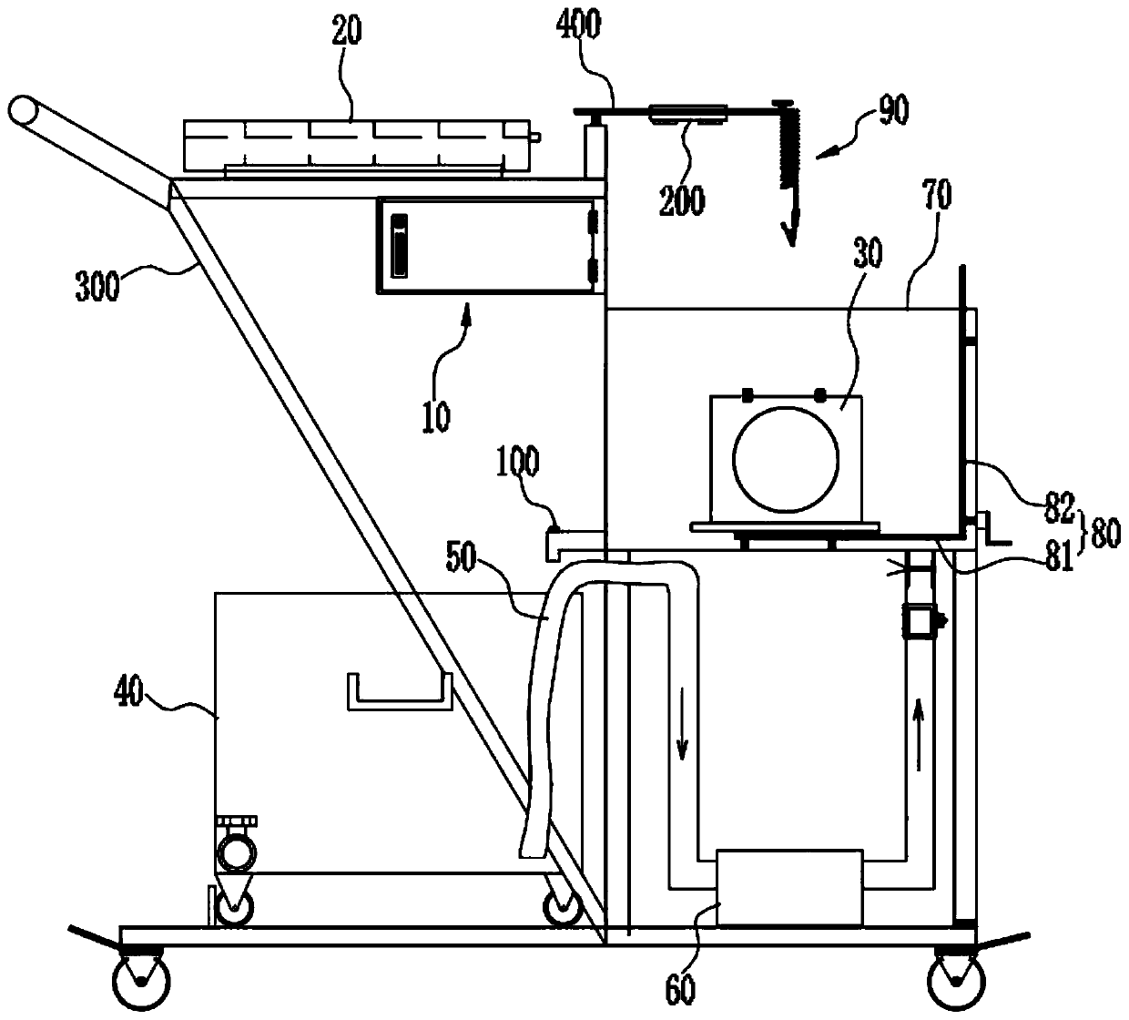 Withstand voltage test device