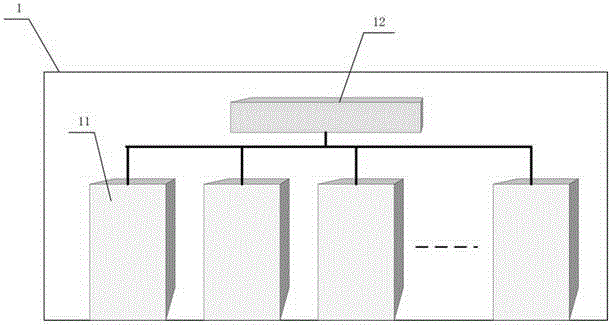 Optical disk exchange and data storage separated optical disk jukebox system and data reading and writing method