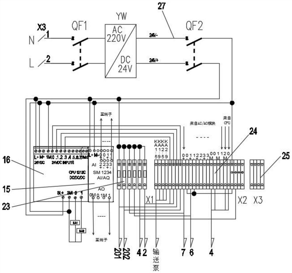 Sludge thickening tank flocculant automatic quantitative adding system and method