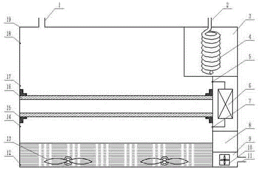 Gas extraction pipeline continuous and automatic drainage and deslagging device