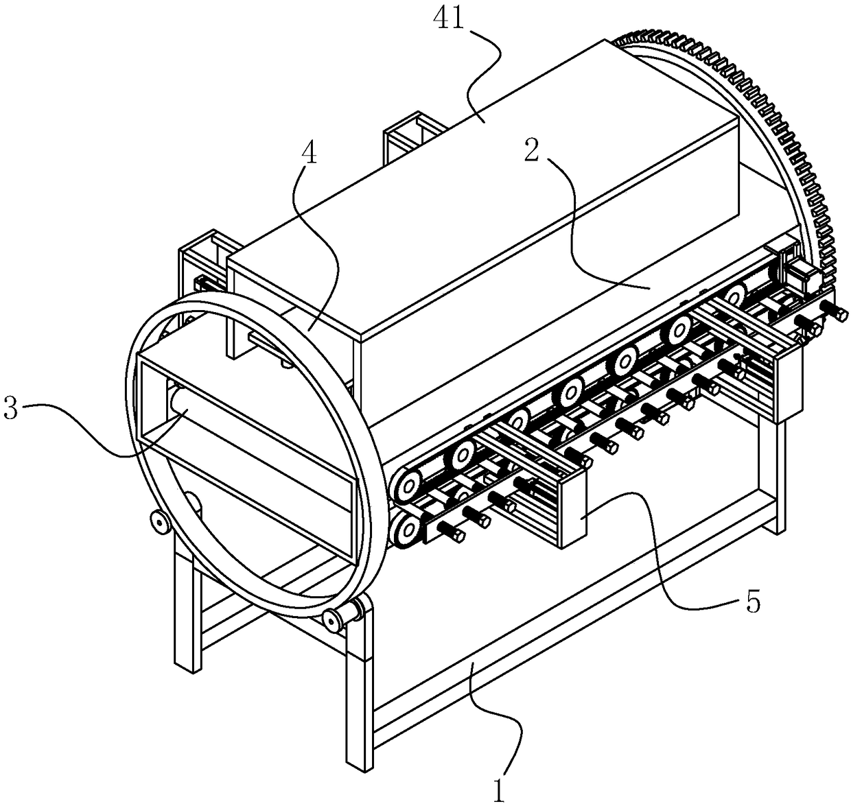 Plate overturning machine