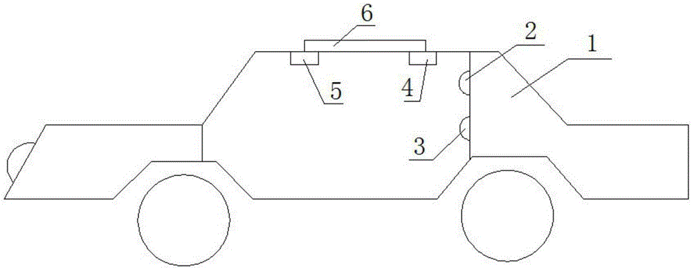 Quality keeping and control device of air in carriage