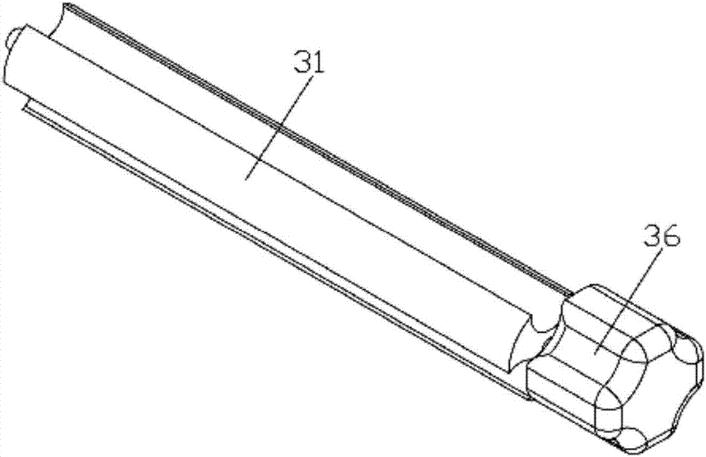 A sequential feeding device for steel pipe processing equipment for construction