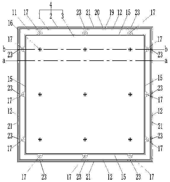 Backlight unit of modular lamp box and light-emitting module