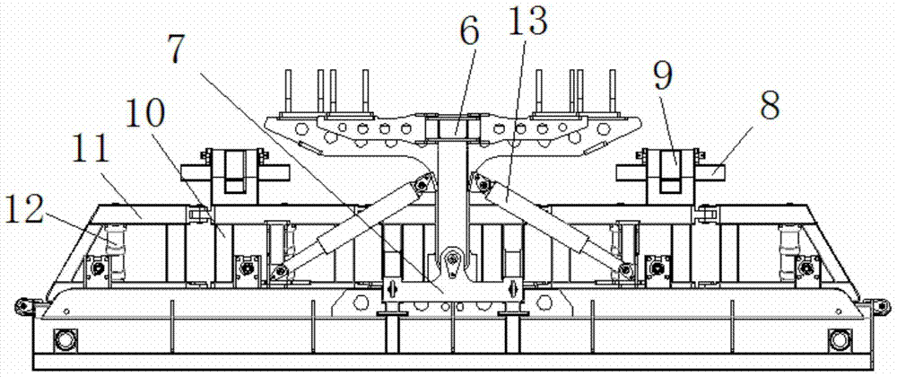 A pine snow shovel suitable for road surface after snow compacted by vehicles