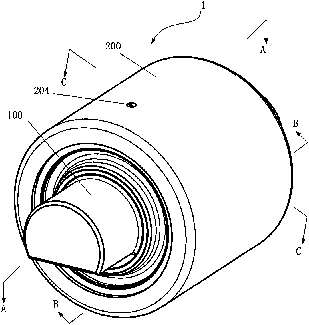 Seal assembly used for hydraulic bushing and hydraulic bushing