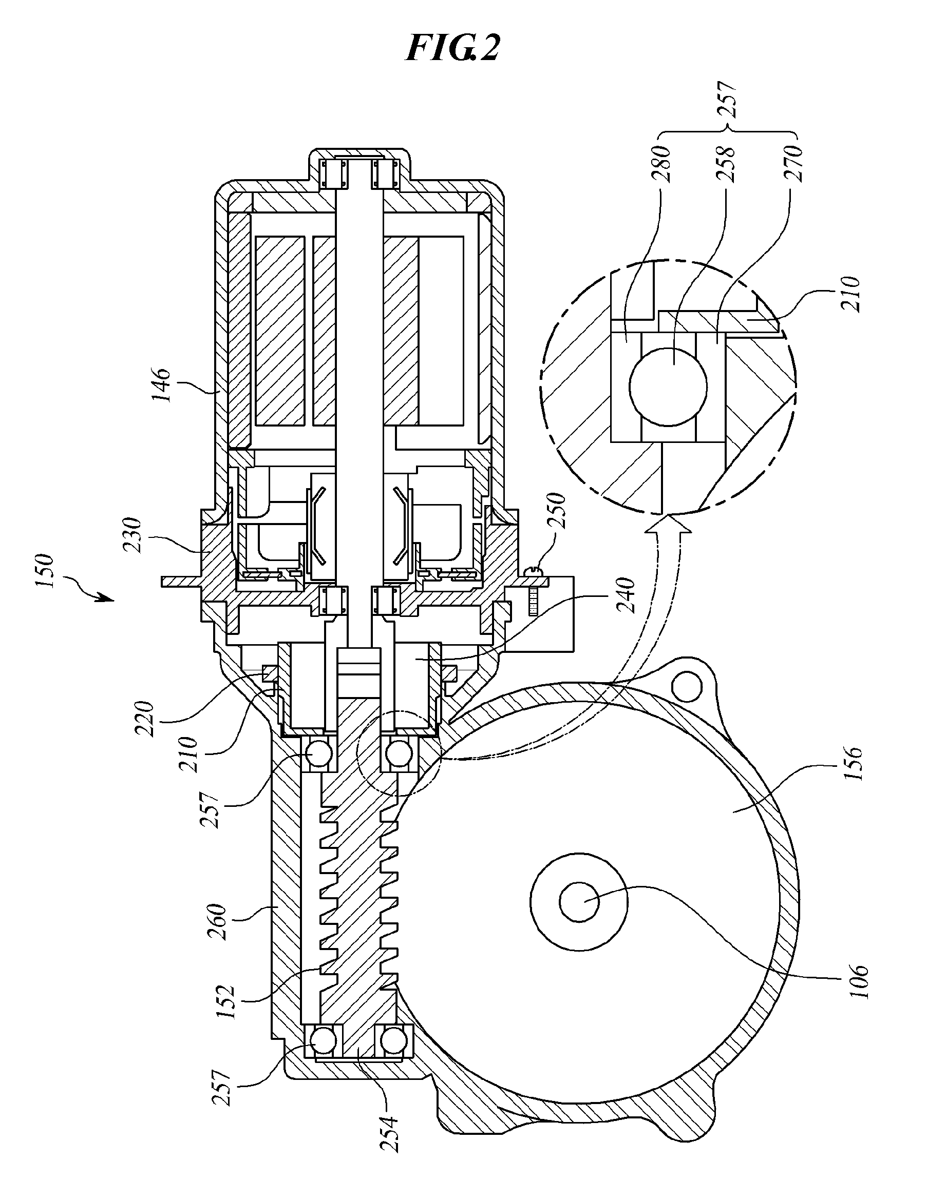 Reducer of electric power steering apparatus