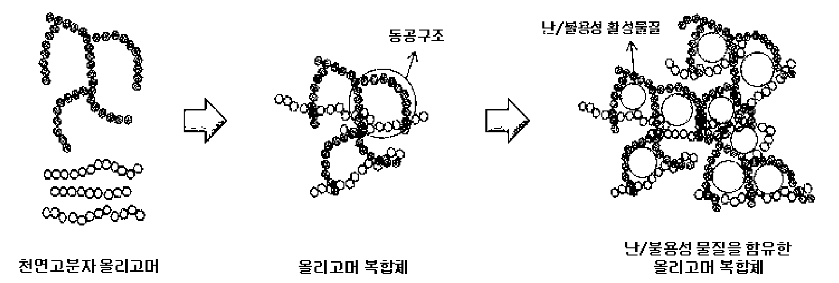 Method of solubilizing poorly soluble/insoluble active material through formation of oligomer composite