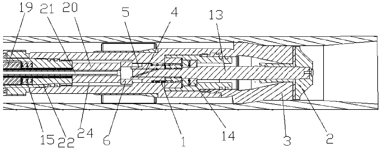 Device for driving shear valve to generate pulse pressure waves by utilizing liquid power and method thereof