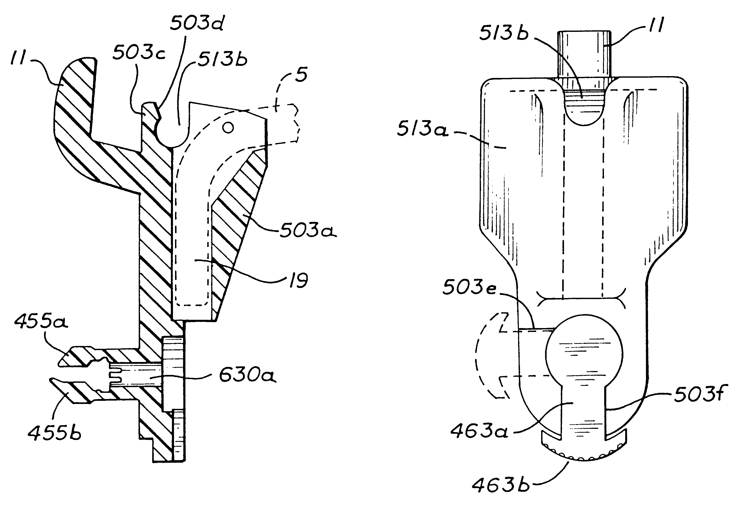 Fastener for holding items to a perforated wall