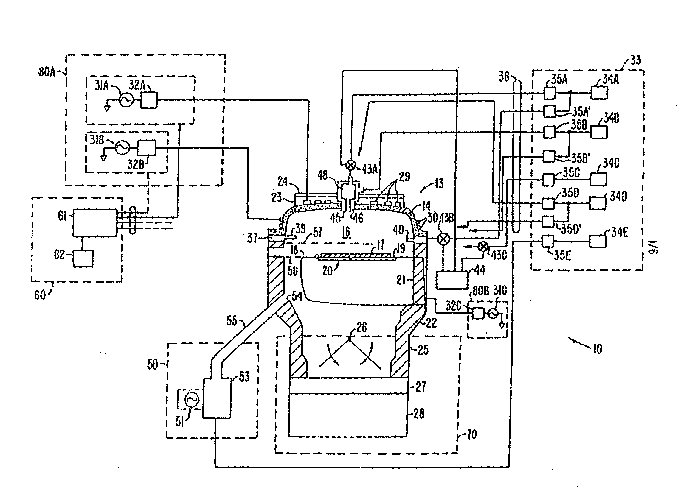 High profile minimum contact process kit for hdp-cvd application