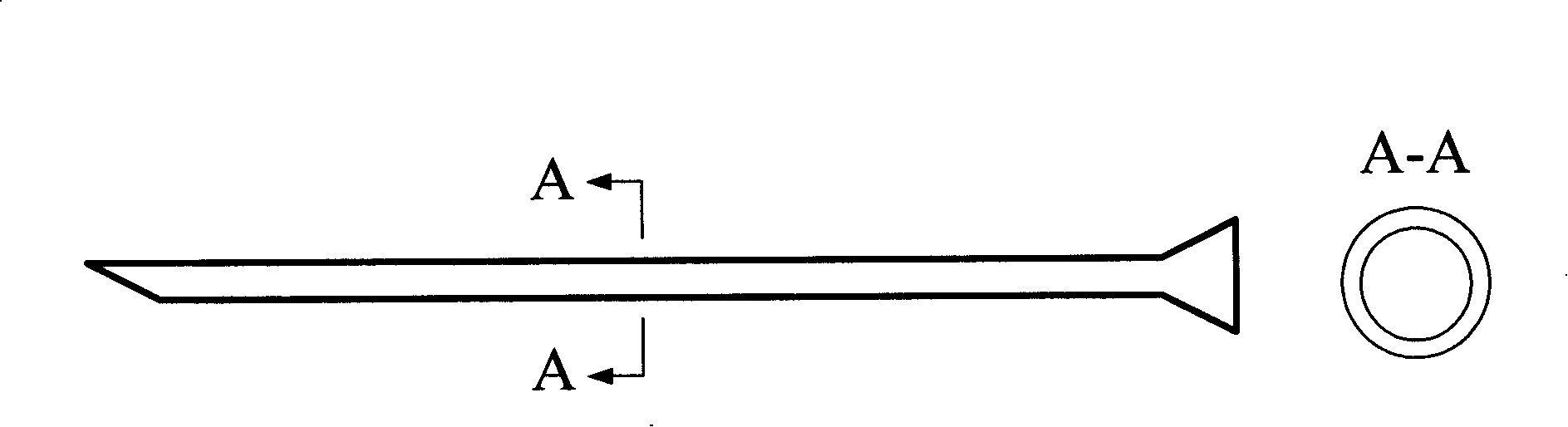 Tumour target thermotherapy method based on metallic grain or its compound thermal chemical reaction