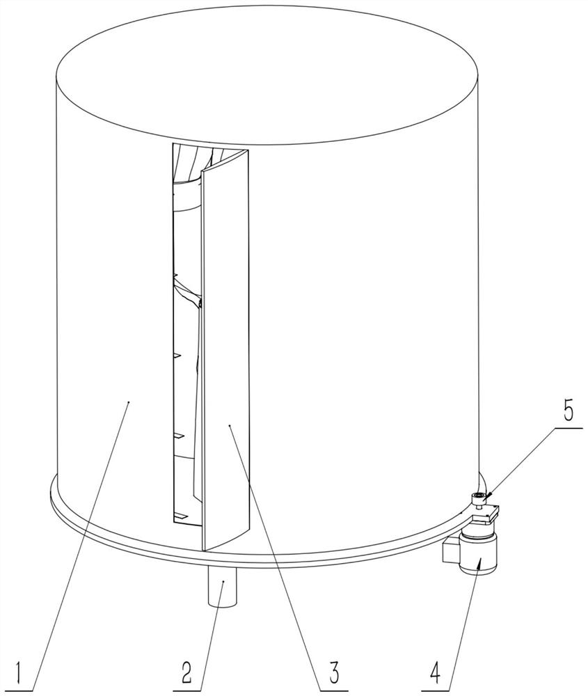 Rotary clothes drying device