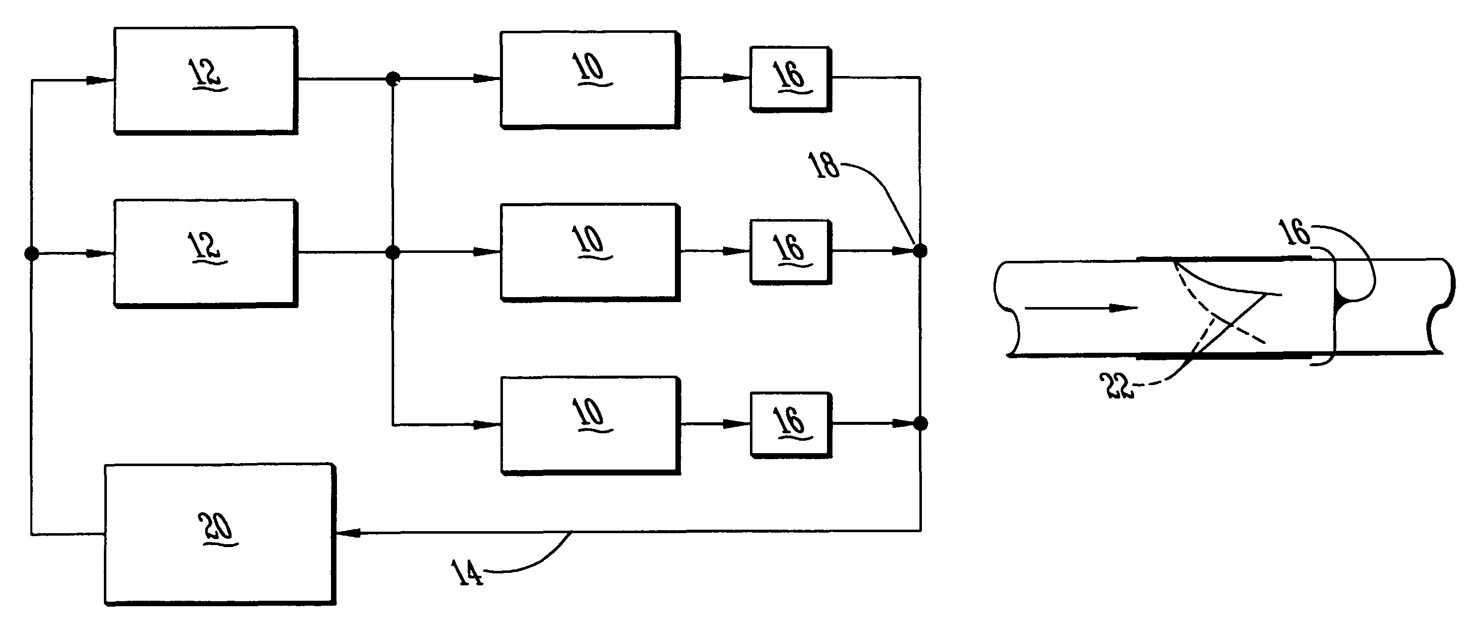 Temperature conditioning system with thermo-responsive valves