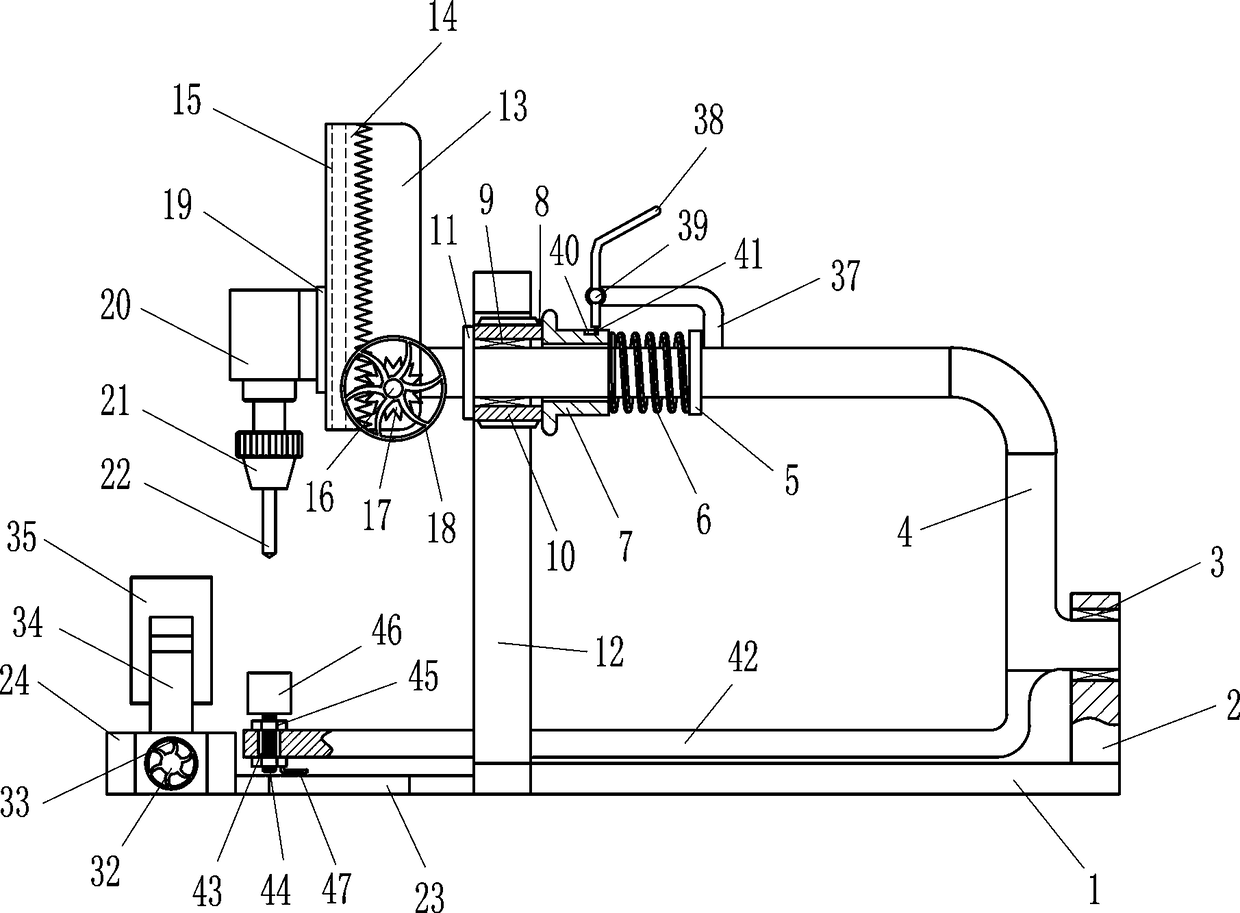 Orthopedic surgery positioning punching device