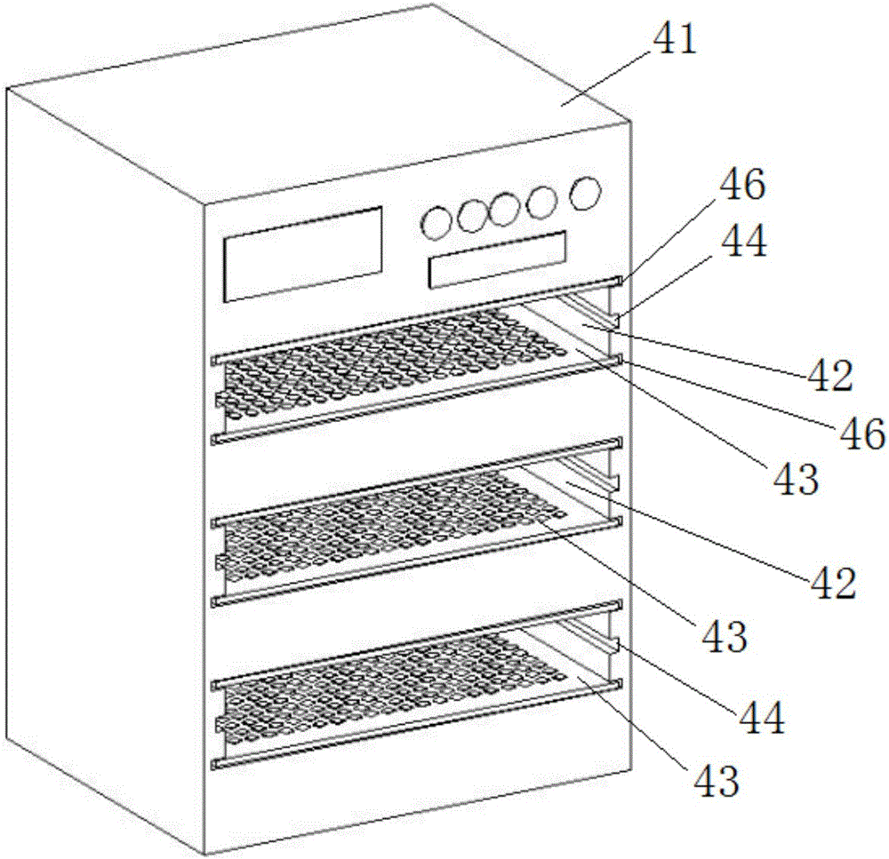 Lithium battery incoming material detection line