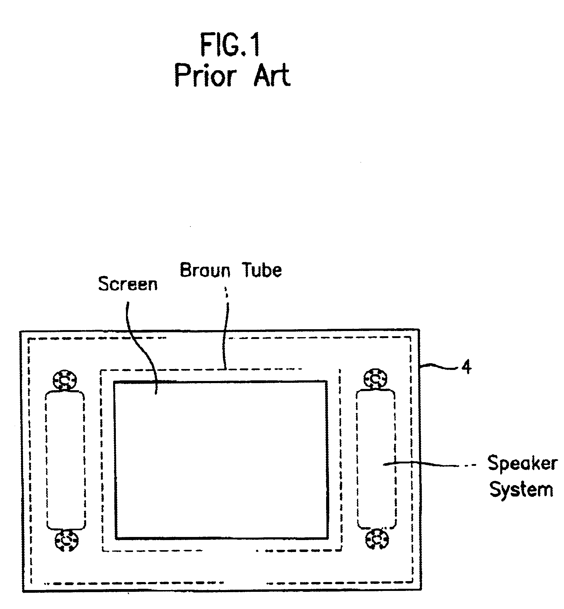 Multiple damping device of speaker system for video display equipment