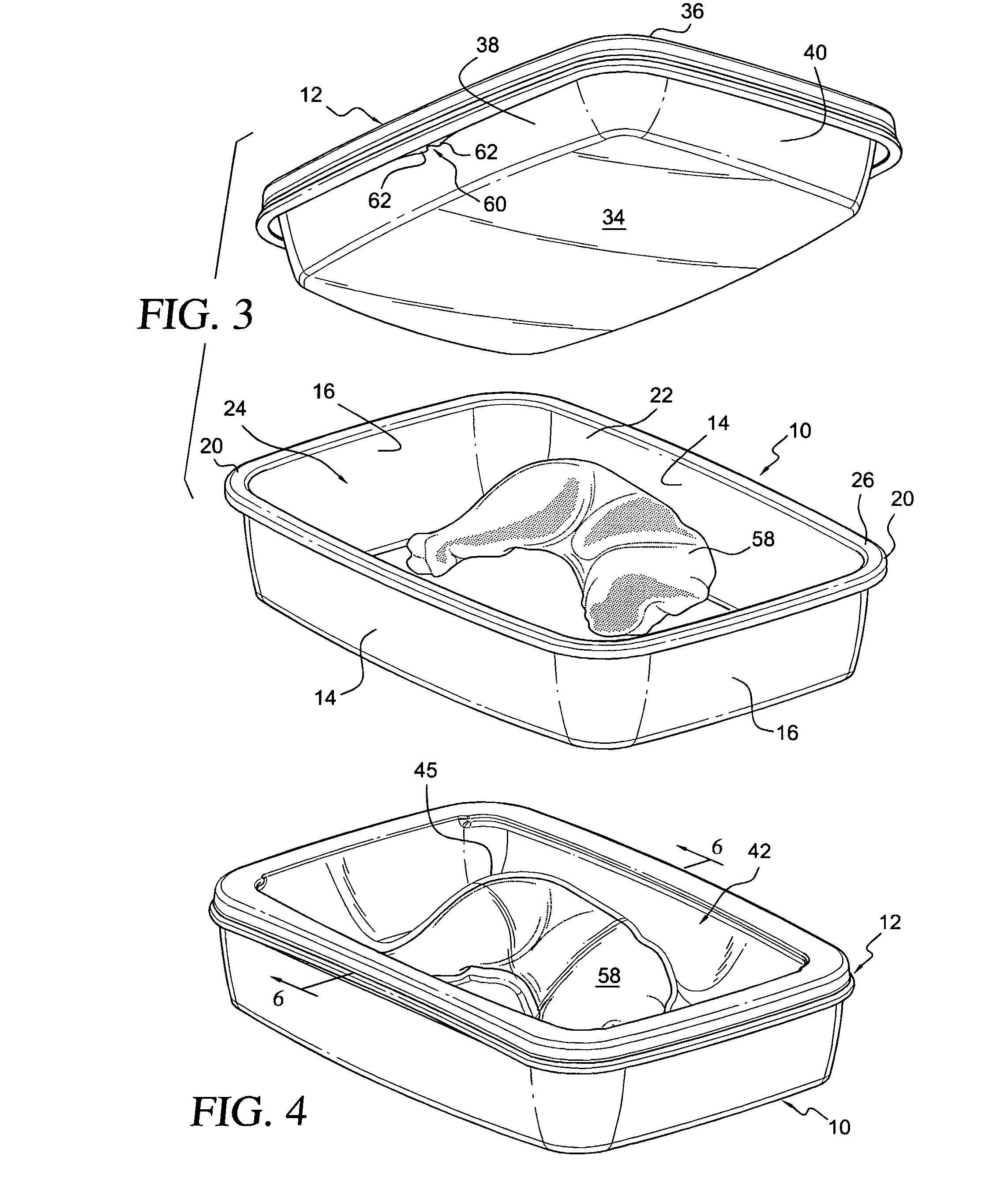 Fast freeze container and seal