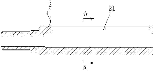 Oil pressure type automatic extension grinding rod for grinding inner diameter and using method of oil pressure type automatic extension grinding rod