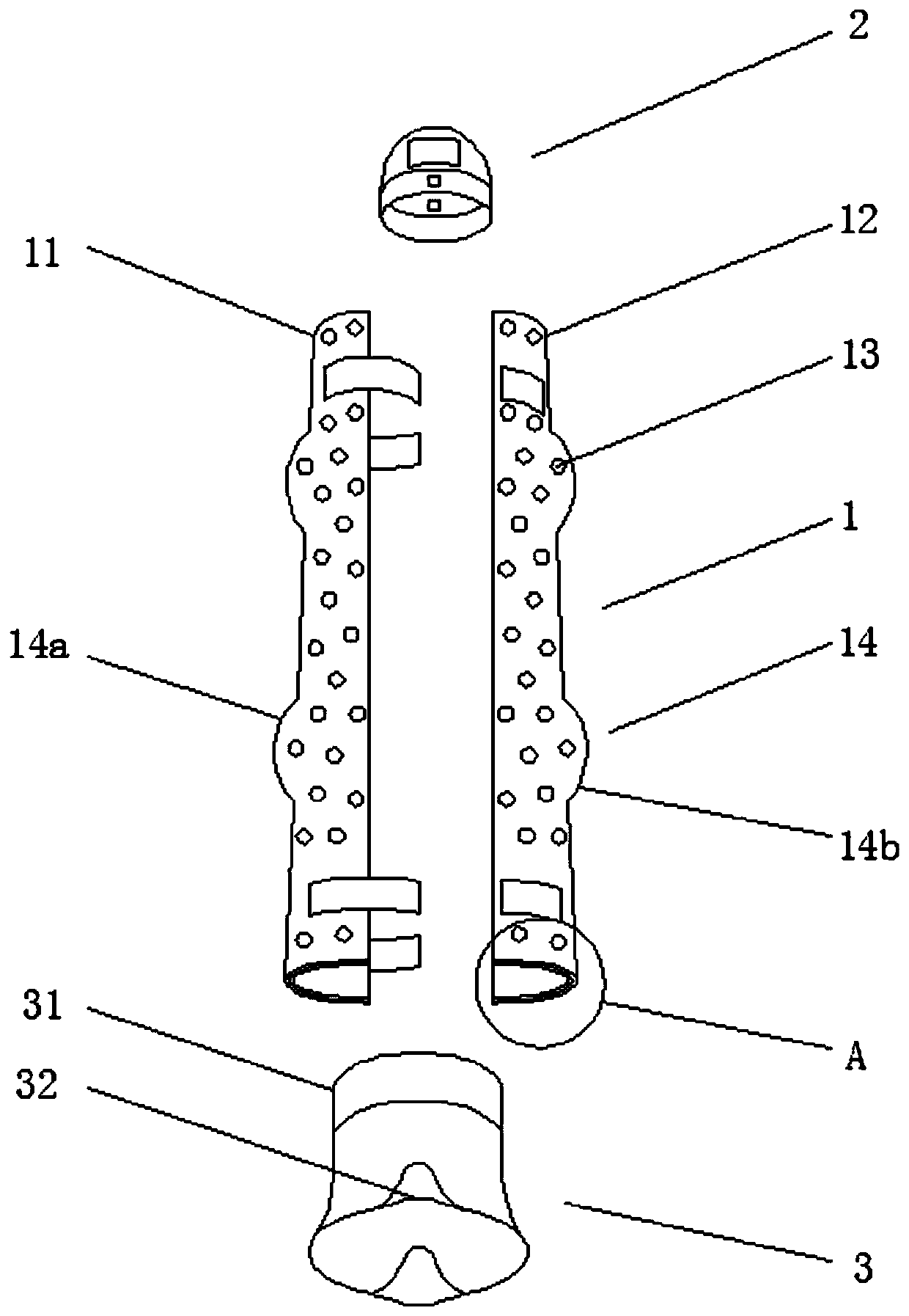 An orthopedic finger-fixing jig