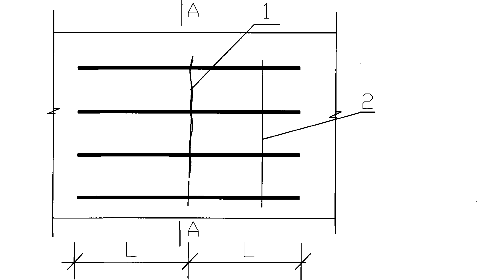 Inner binding outer cramping method architecture structural crack comprehensive processing method