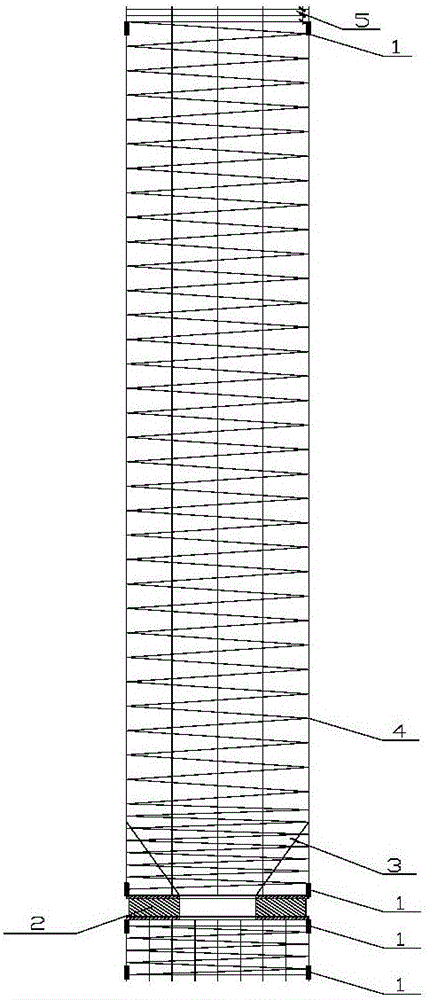 Load-compensation-based large-diameter pile foundation self-balanced detecting method