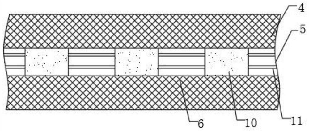 Carcass-free waterproof roll expansion force balancing device