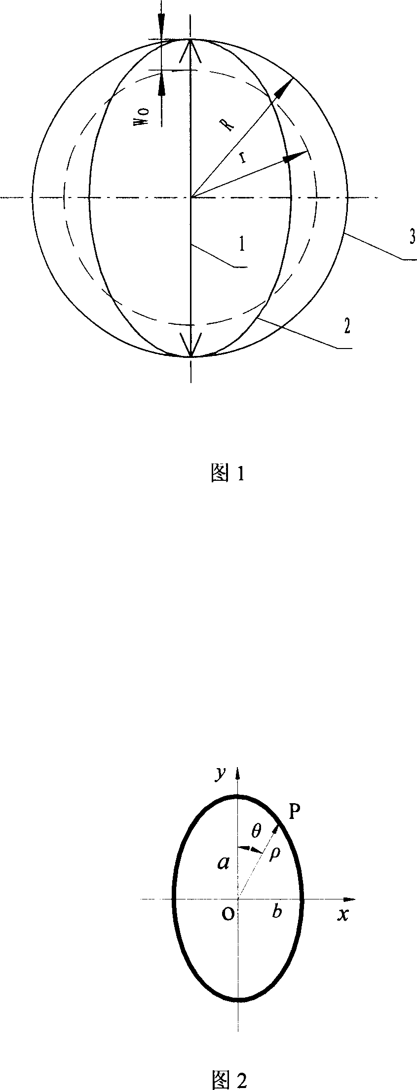 Harmonic gear power transmission with double circular arc tooth outline