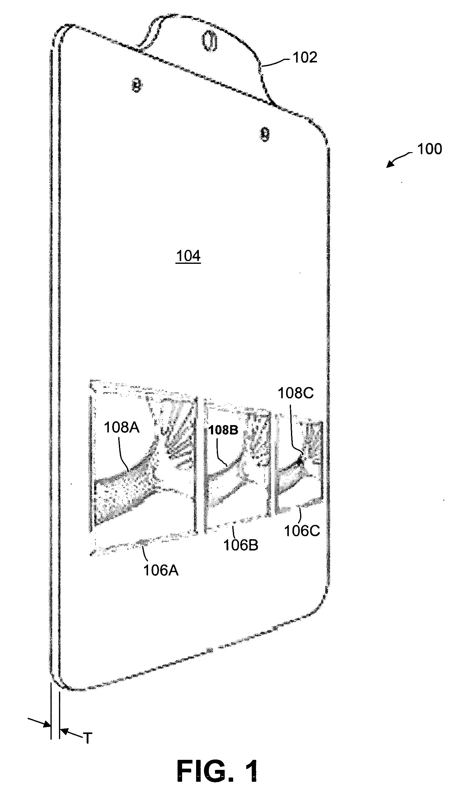 Clipboard with an integral three dimensional display