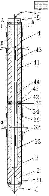 Foundation pile with high bearing capacity and its treatment method with foundation