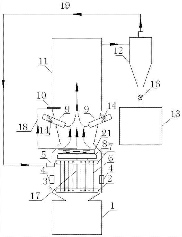 Device and method for rapid preparation of powdered active coke