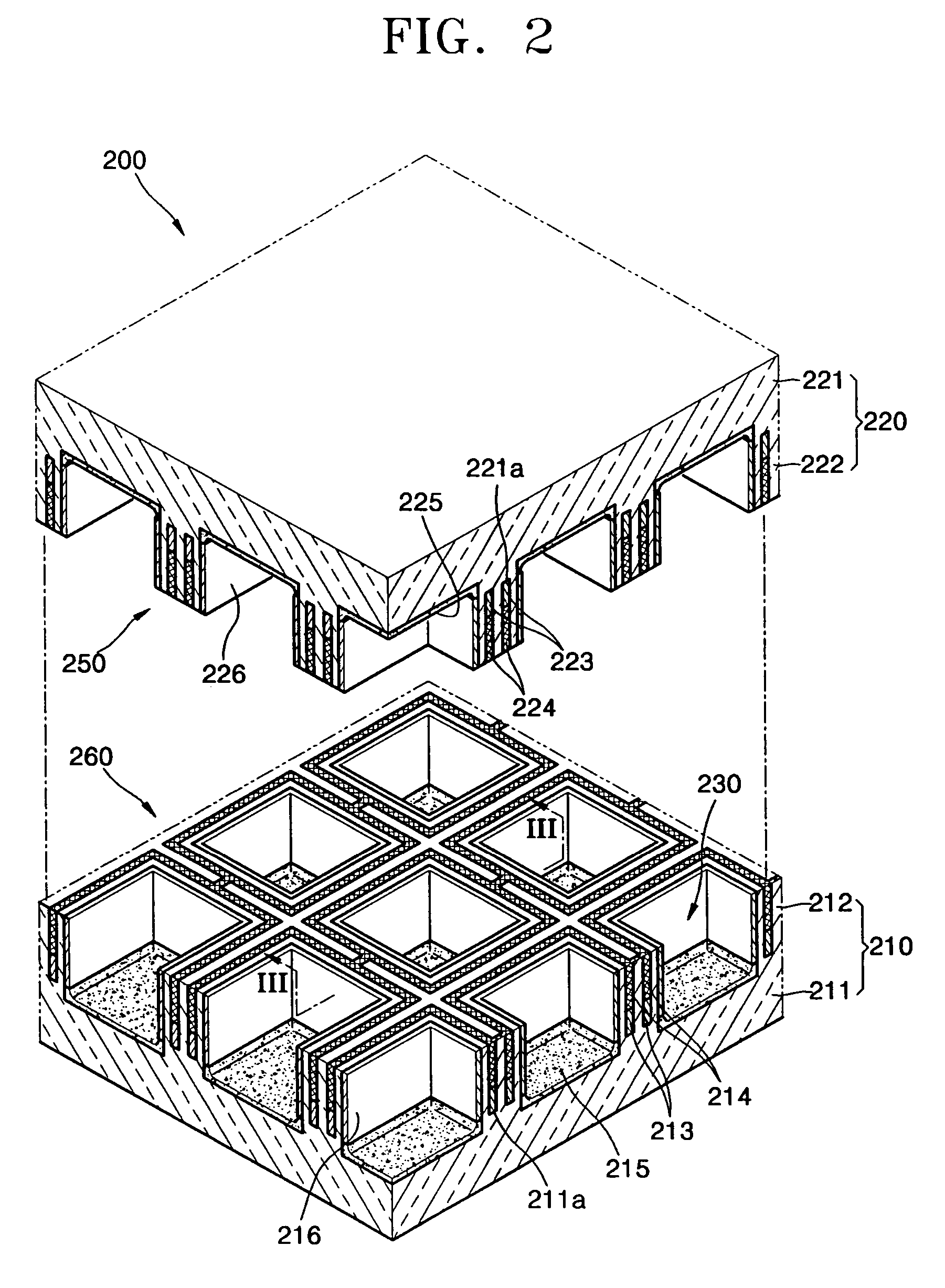 Plasma display panel having discharge electrodes buried in barrier ribs