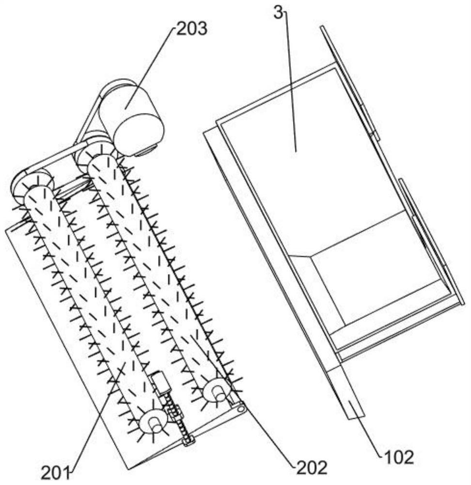 Agricultural wheat airing and collecting device