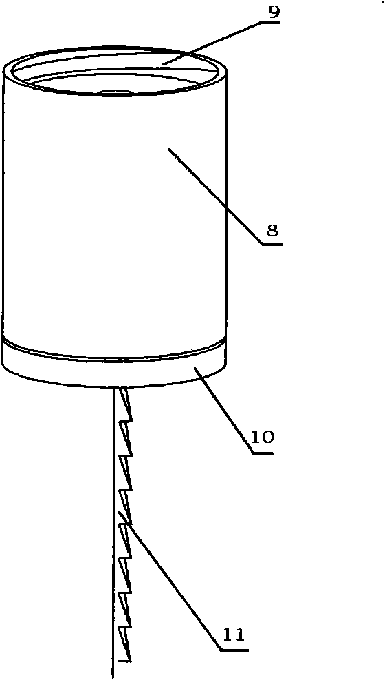 Laparoscope drag hook traction device and usage method thereof