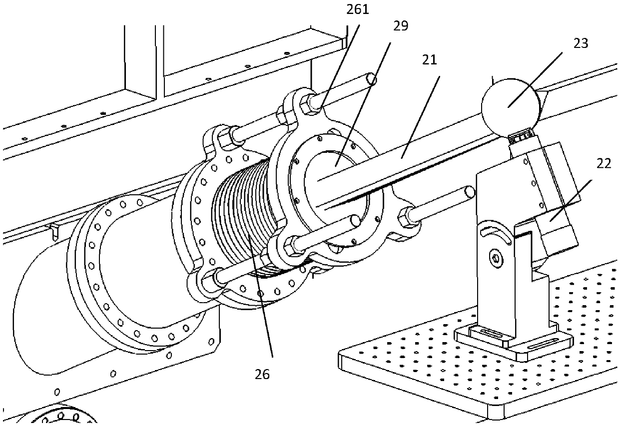 Pulse laser film coating device