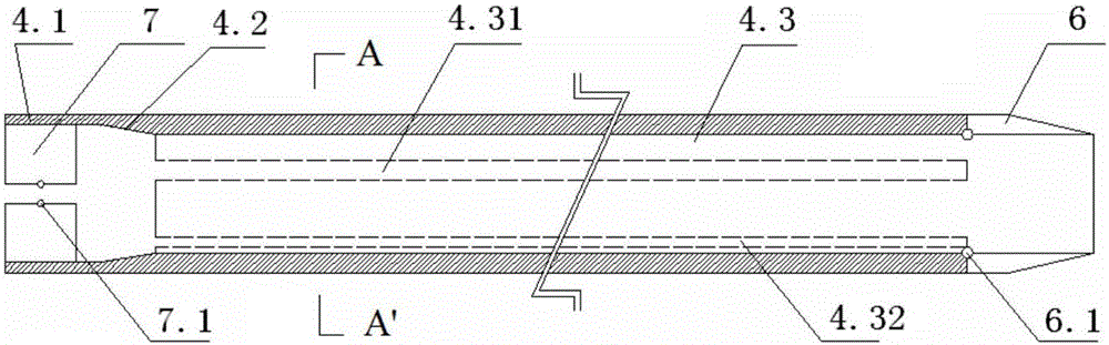 Broaching type rock-burst-resistant anchor rod