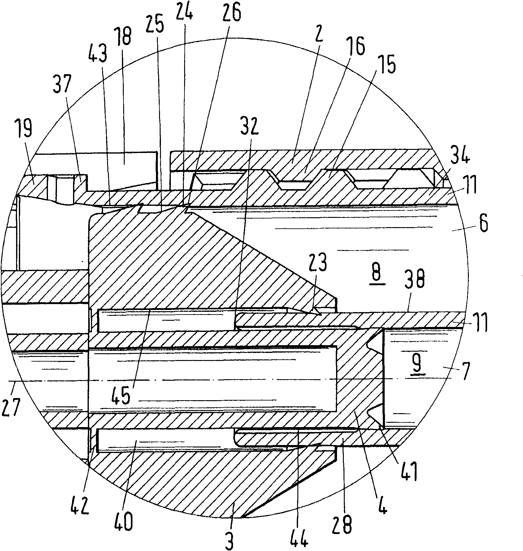 Multicomponent cartridge for one-time use