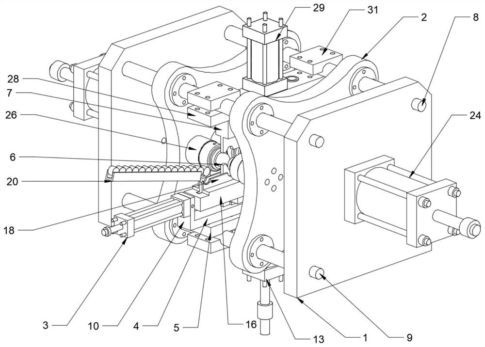 A radiator water separator manufacturing device