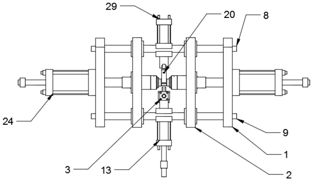 A radiator water separator manufacturing device