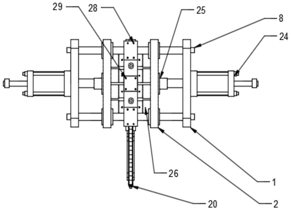 A radiator water separator manufacturing device