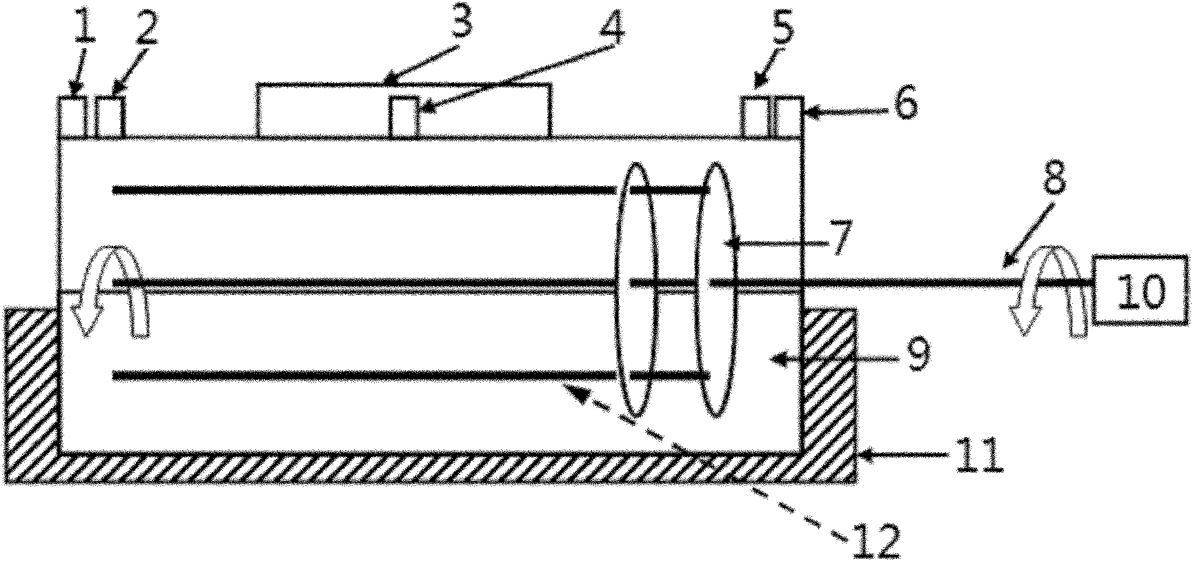 Device and method for dynamically preparing heterocavity bacterium cellulose materials