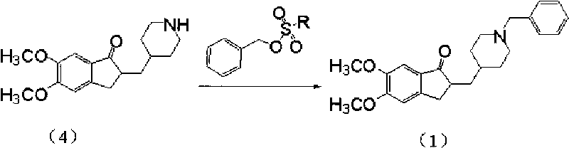 Preparation method of donepezil