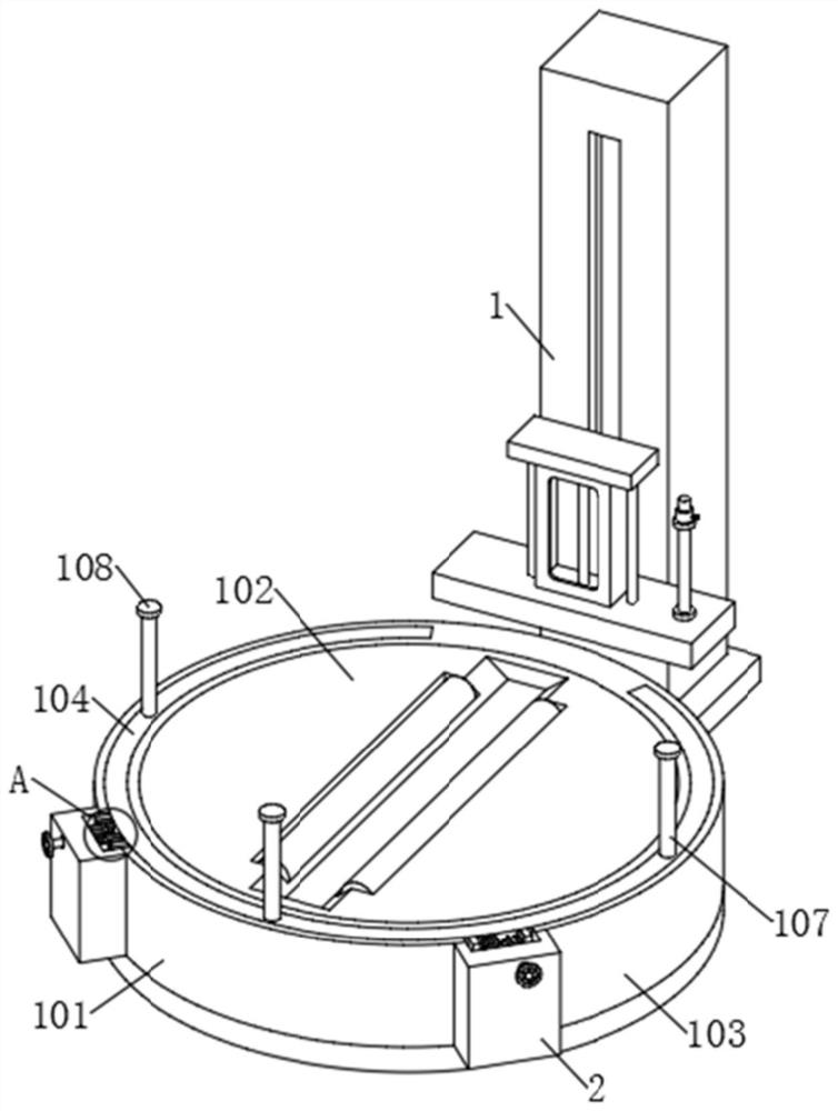 High-safety medical non-woven fabric winding machine