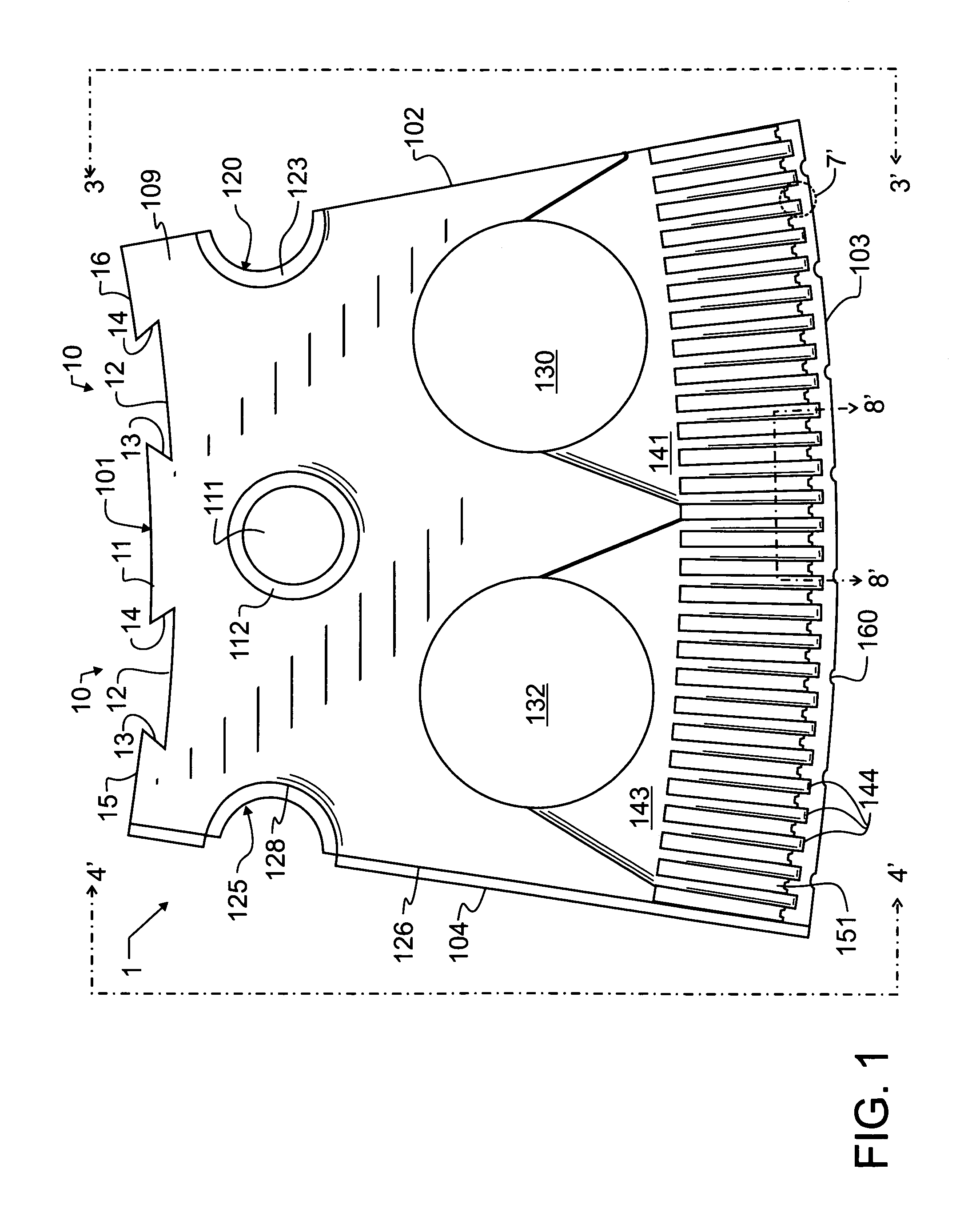 Apparatus for shaping and perforating a plastic film