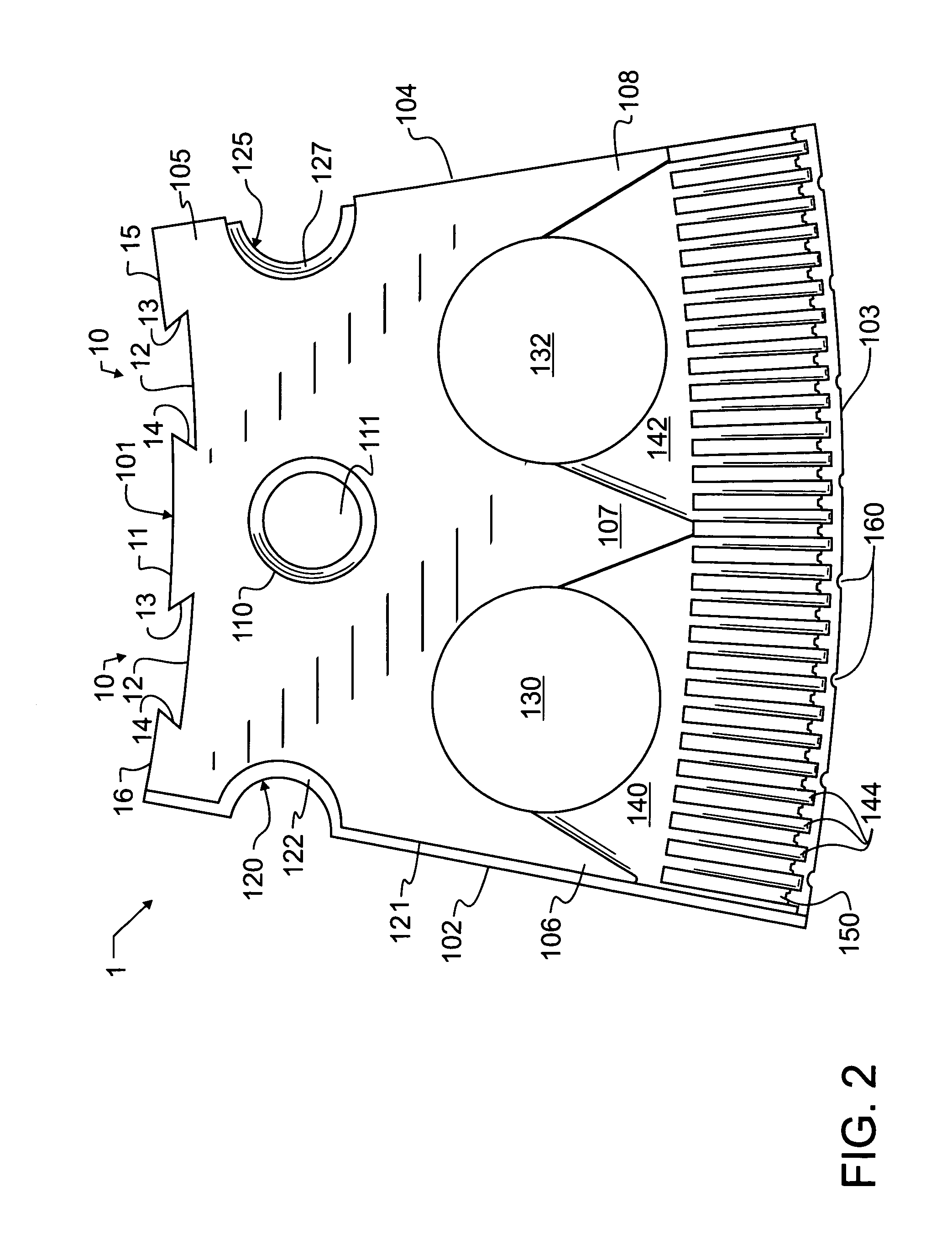 Apparatus for shaping and perforating a plastic film