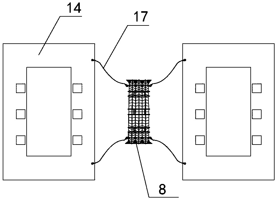 Hydraulic synchronous lifting system of super high-rise building super large curtain wall unit and construction method of hydraulic synchronous lifting system